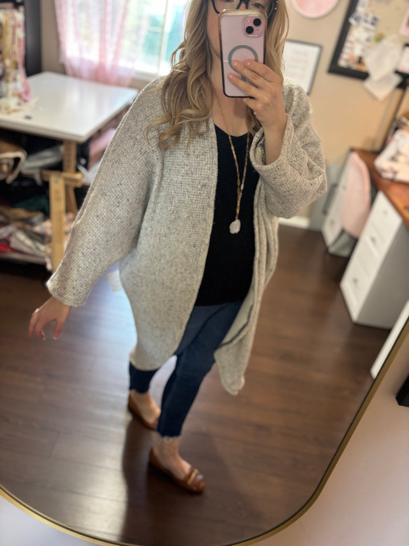 Frost- LONG Picnic Cardigan