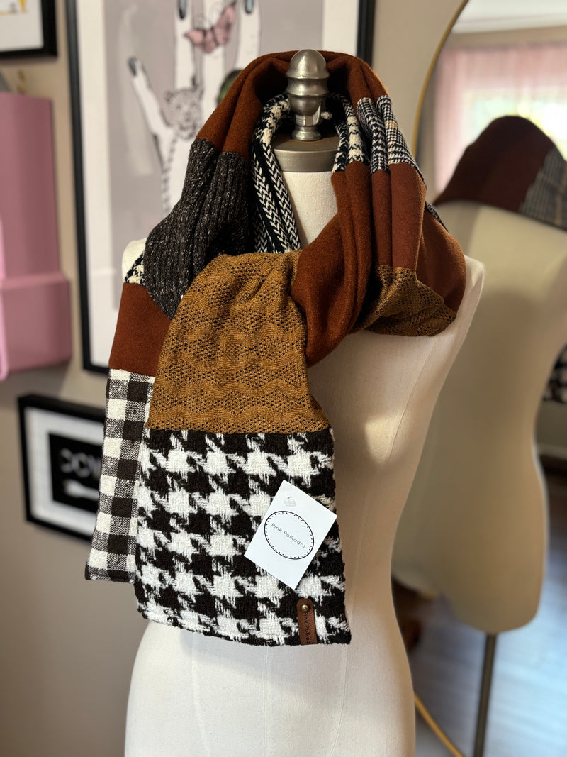 Autumn - Patchwork Long Scarf