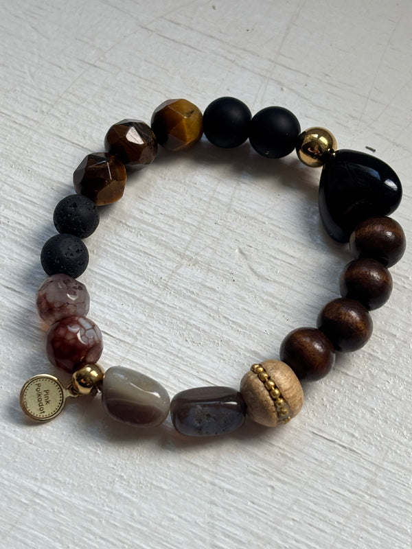 Lost Love - 7 inch- Stretch Bracelet- Heartfelt Collection