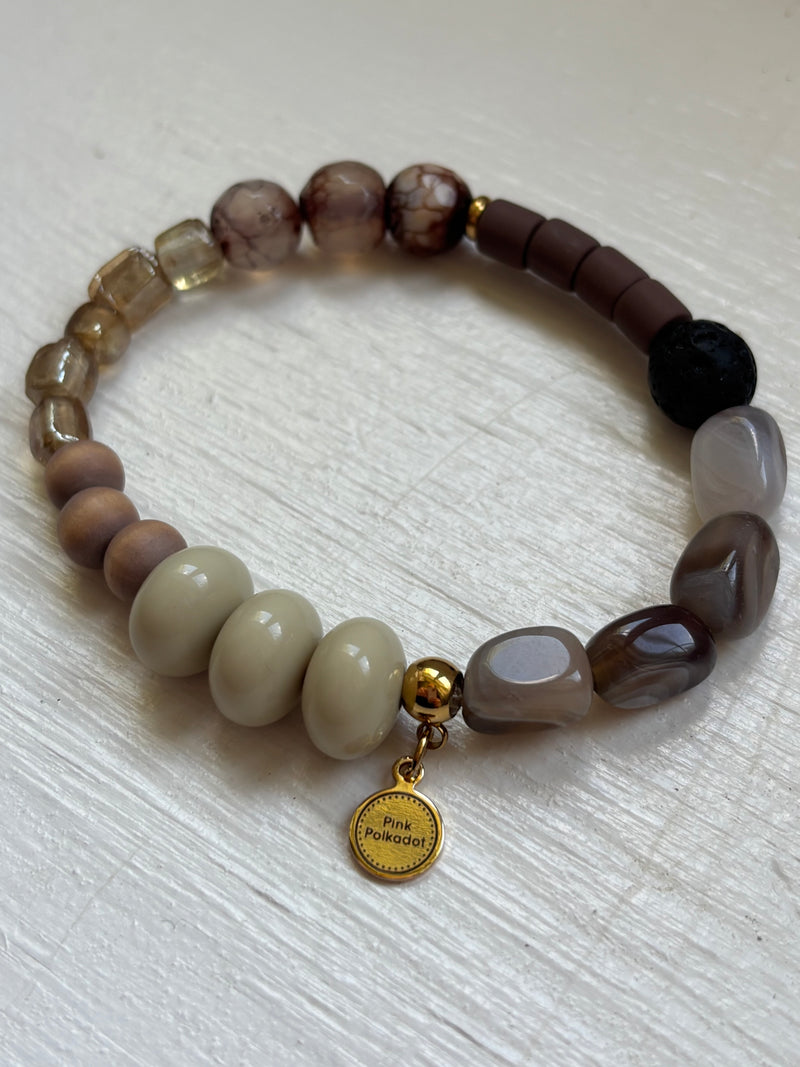 Lake Side - 7.5 inch- Stretch Bracelet