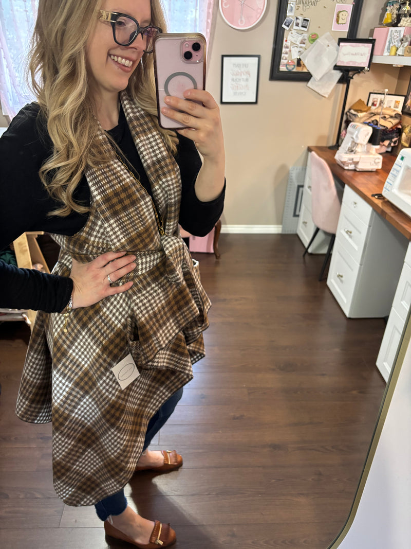 Woodland Plaid - Downtown Vest