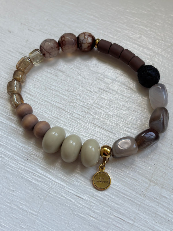 Lake Side - 7.5 inch- Stretch Bracelet