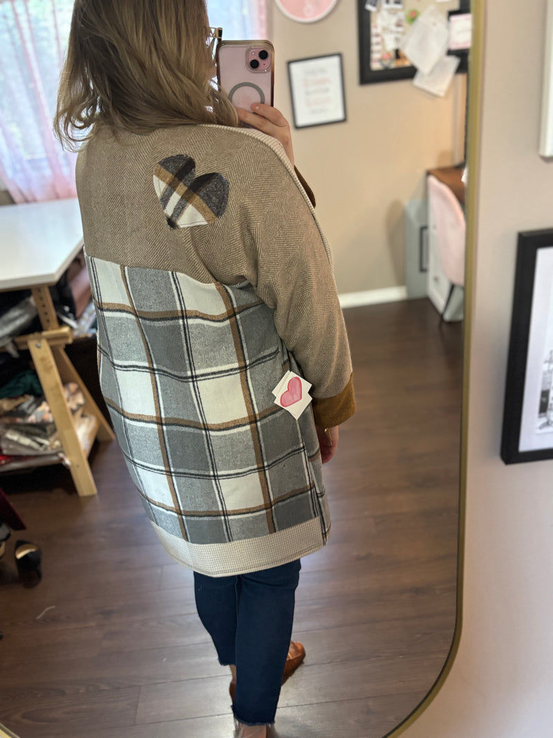 Cinnamon and Sugar - Patchwork Cardigan - Heartfelt Collection