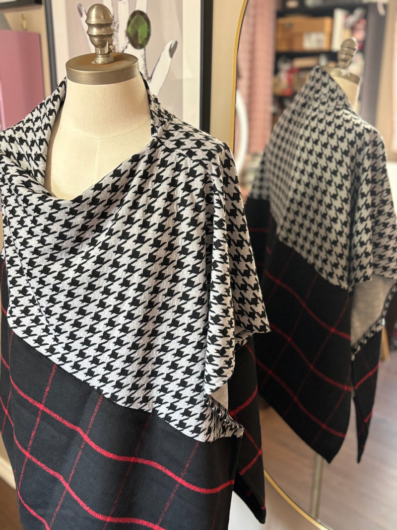 Midnight Metro- Mix Match Poncho