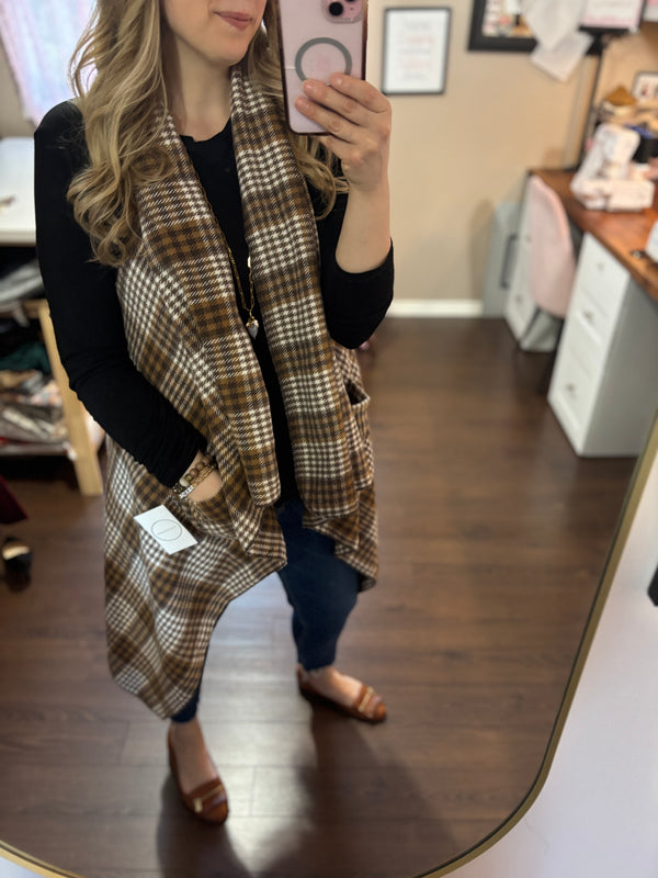 Woodland Plaid - Downtown Vest