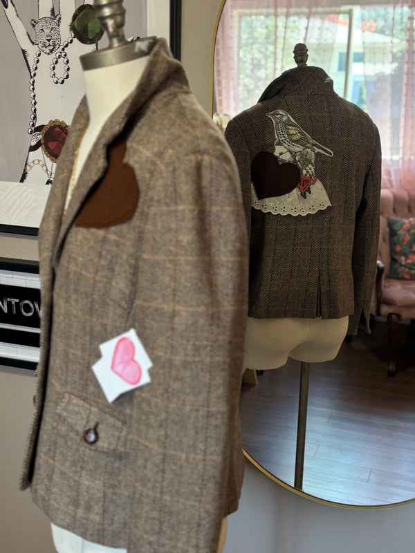 Brown Tweed Blazer - Reimagined Collection & Heartfelt Collection