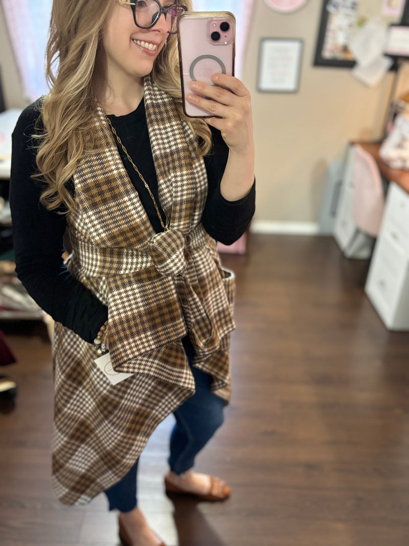 Woodland Plaid - Downtown Vest