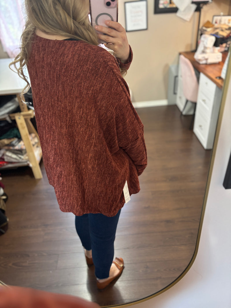 Cinnamon Spice - Slouchy Sweater