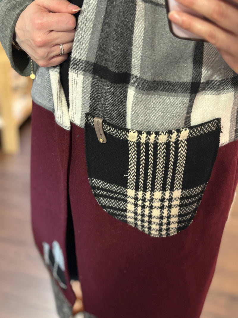 Holly Berry - Patchwork Cardigan - Heartfelt Collection