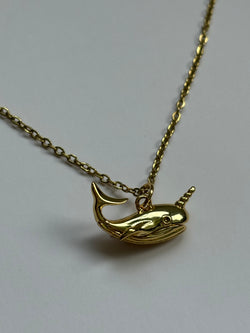 Narwhal -  Charm Necklace