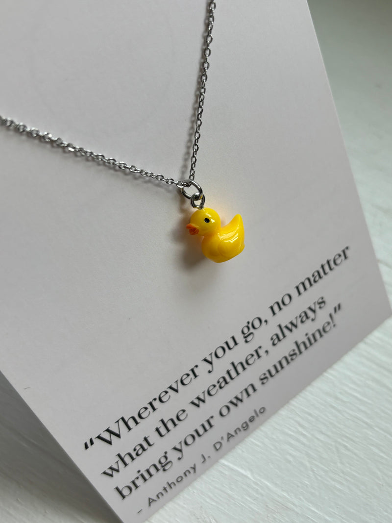 Ducky -  Charm Necklace