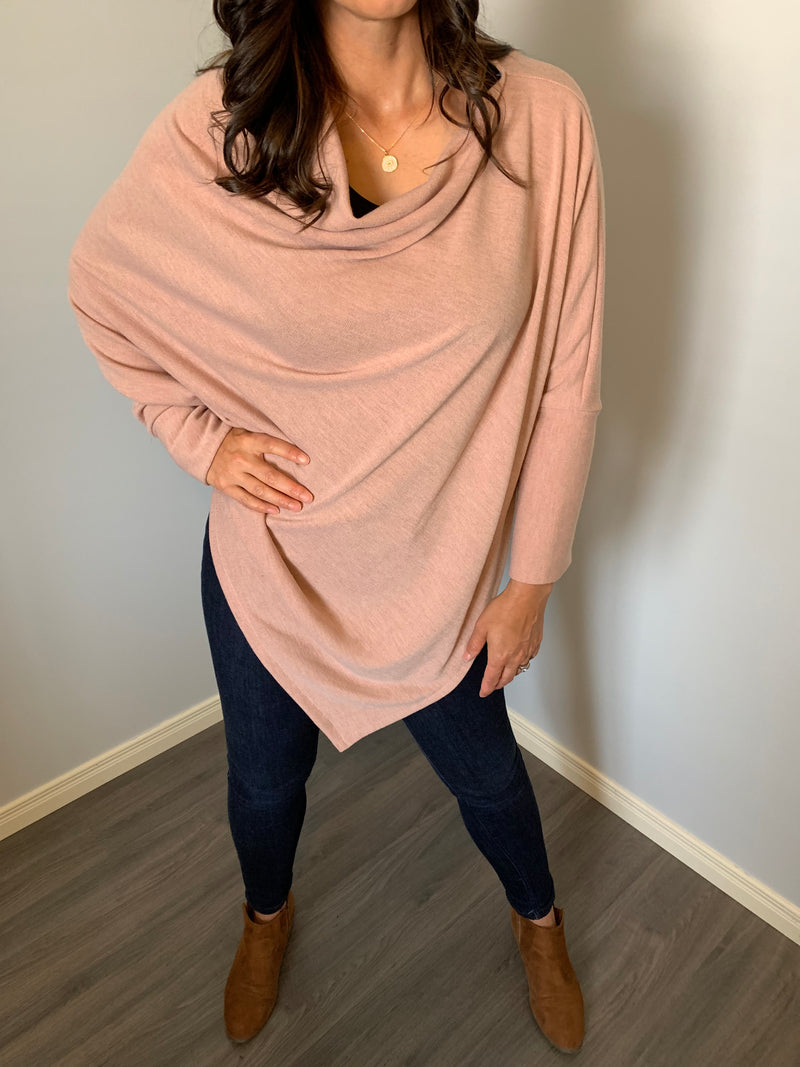 Pink- Market Shawl Poncho