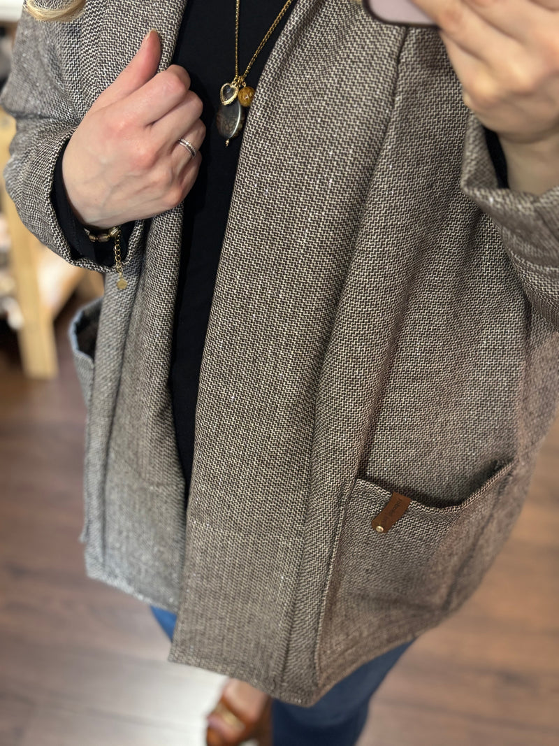 Sparkly Brown- Brooklyn Blazer