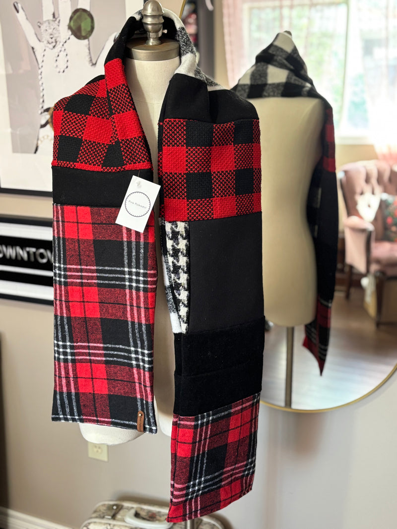 Holiday  - Patchwork Long Scarf