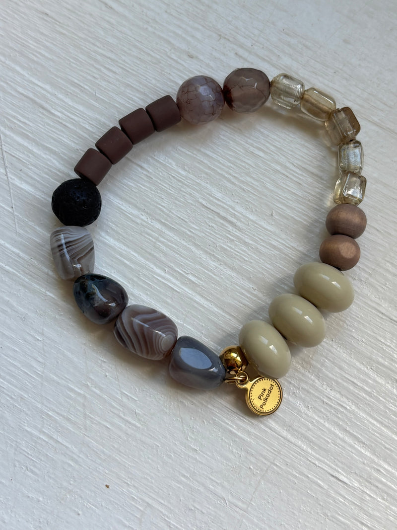 Lake Side - 7 inch- Stretch Bracelet