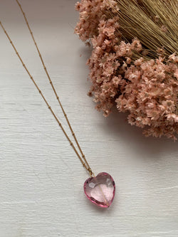 Pink - Heartfelt - Necklace