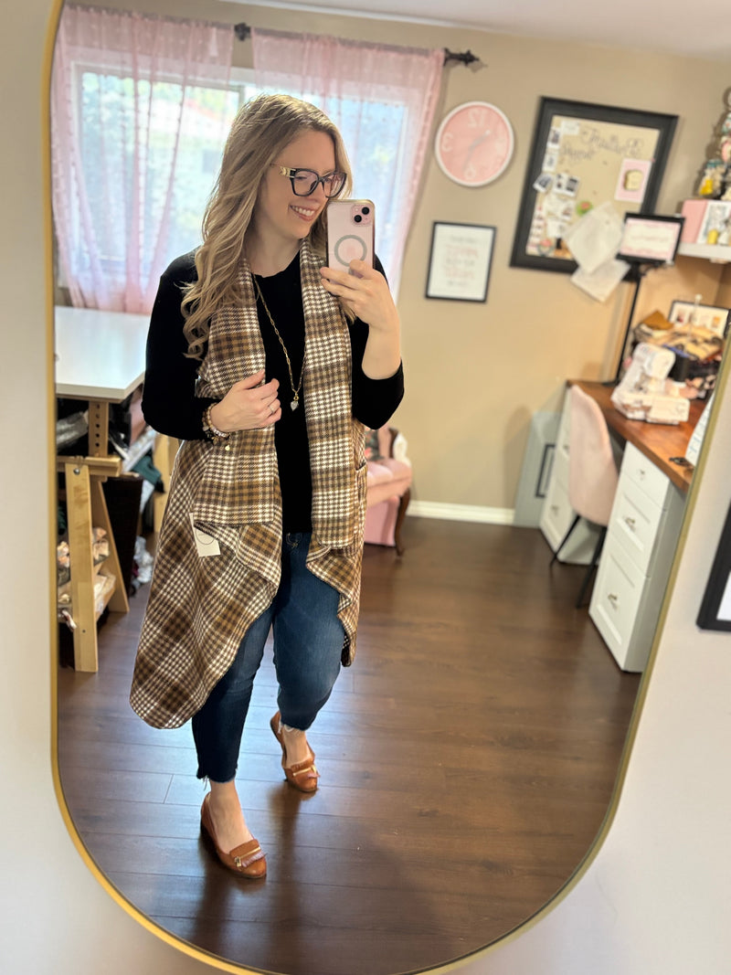 Woodland Plaid - Downtown Vest