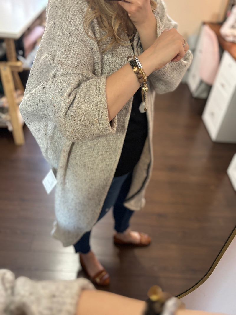 Frost- LONG Picnic Cardigan