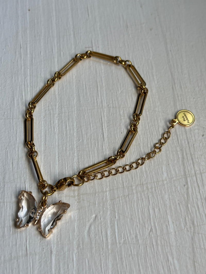 Crystal Clear Flutter - Bracelet