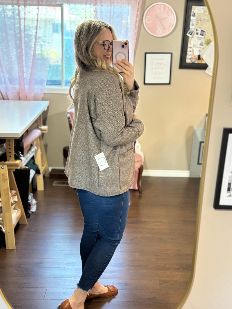 Sparkly Brown- Brooklyn Blazer