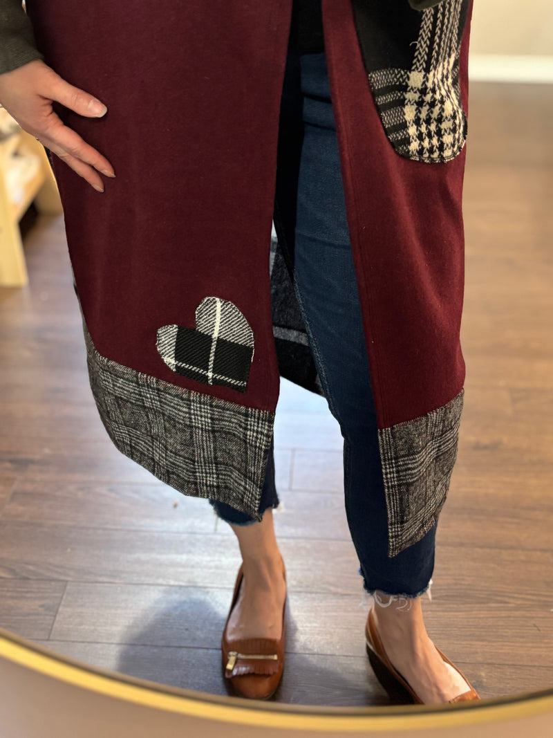 Holly Berry - Patchwork Cardigan - Heartfelt Collection