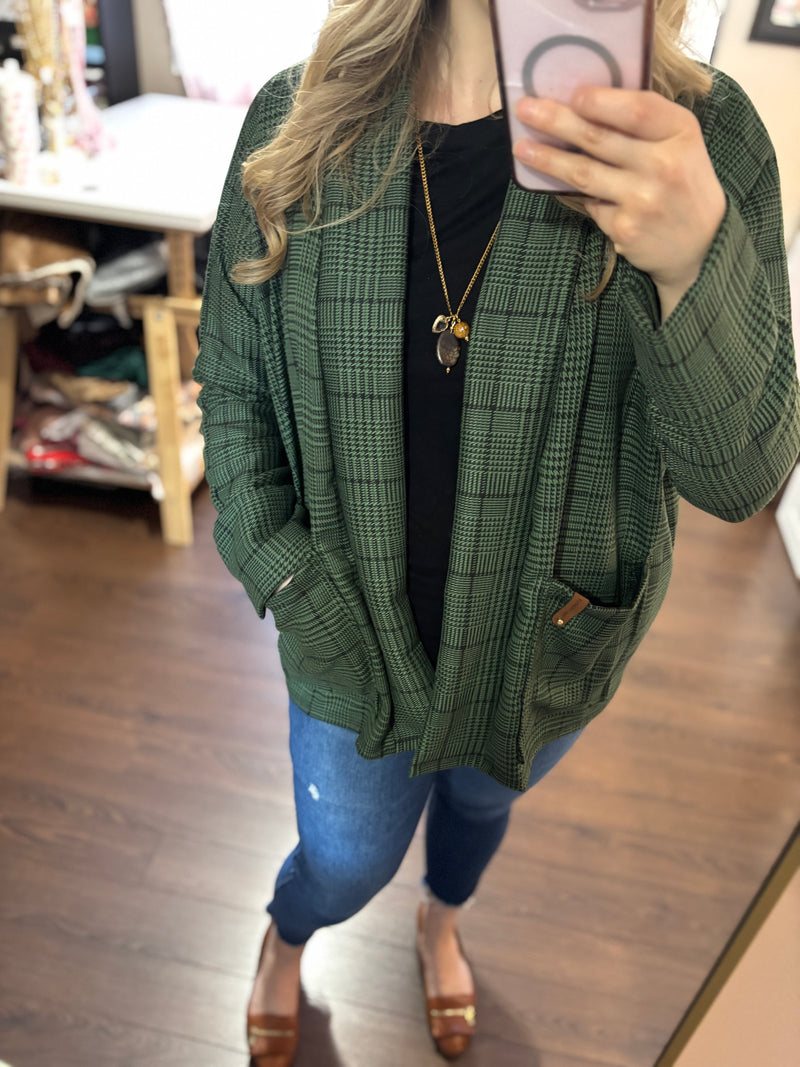 Green Plaid - Brooklyn Blazer