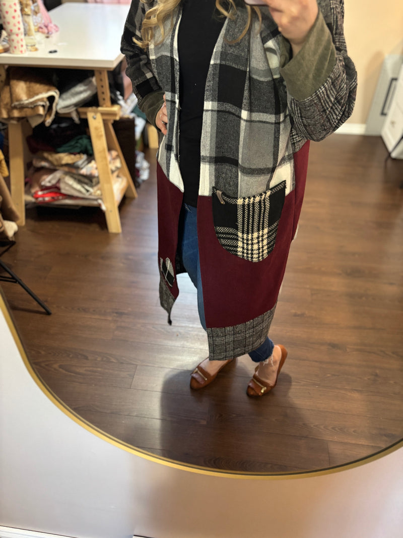 Holly Berry - Patchwork Cardigan - Heartfelt Collection