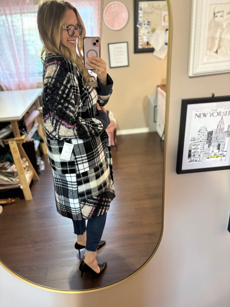 Sugar Berry - Patchwork Cardigan