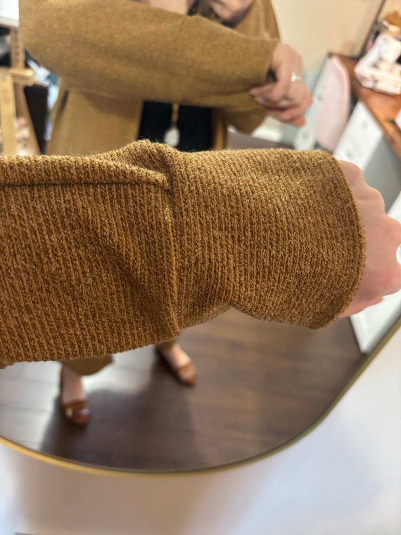 Toffee RIB- DUSTER Cardigan