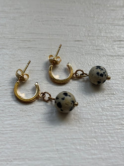 Dalmation Jasper  Earrings – Fancy Earrings