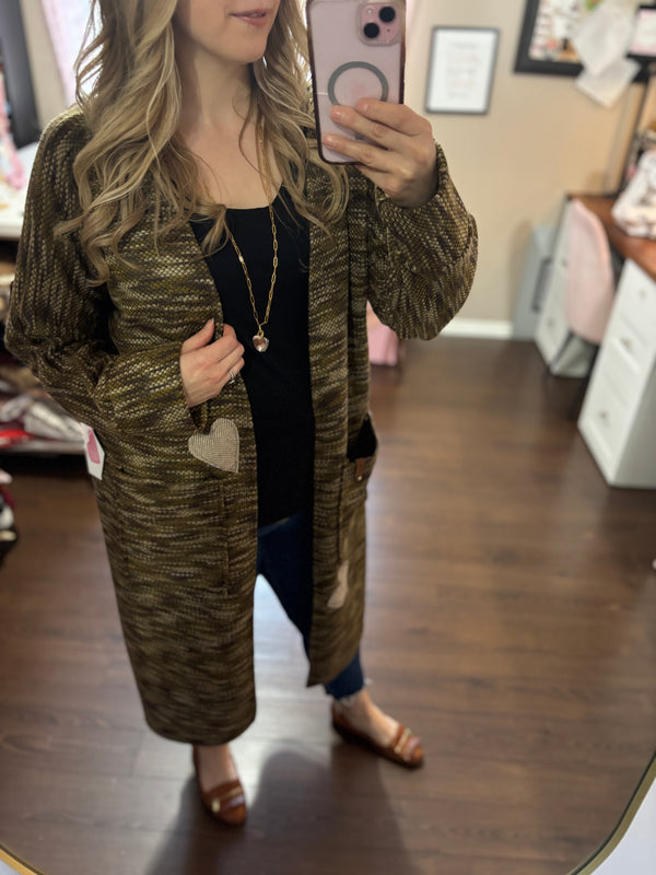 Forest - DUSTER Cardigan - Heartfelt Collection