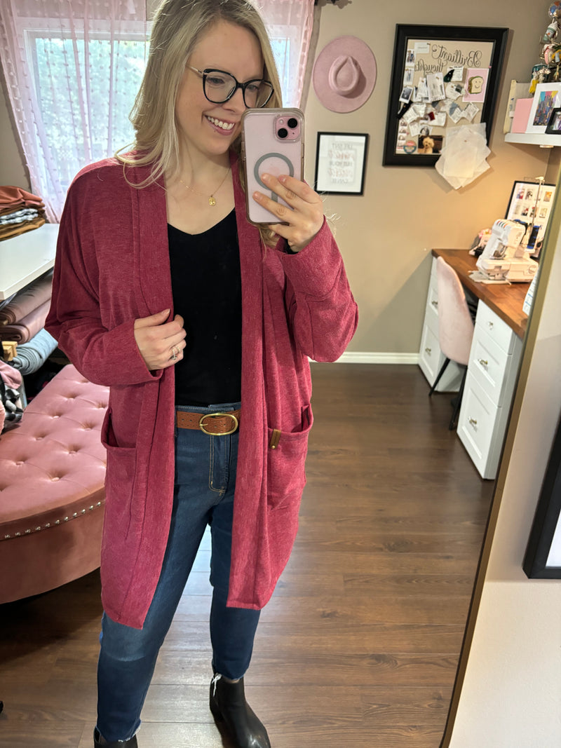 Paint the Town Pink  - Cardigan