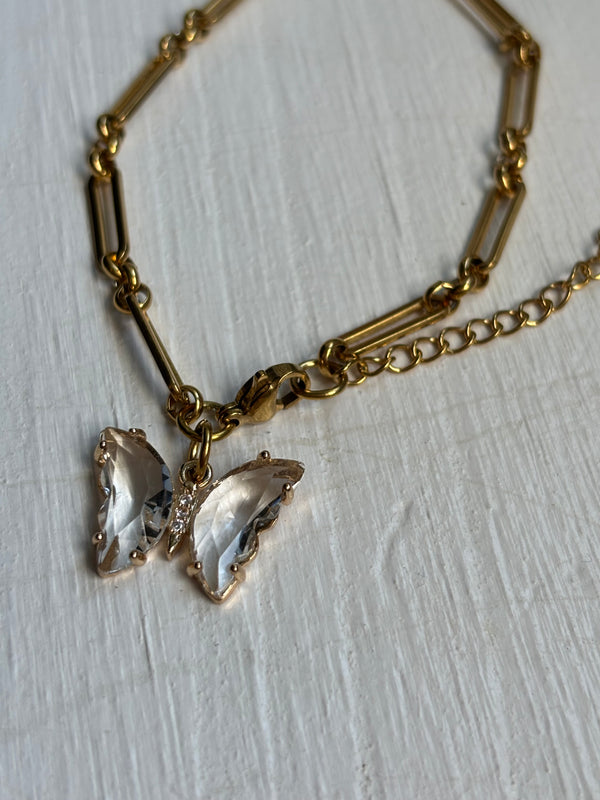 Crystal Clear Flutter - Bracelet