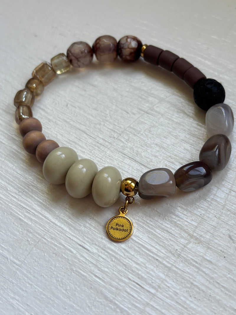 Lake Side - 7.5 inch- Stretch Bracelet