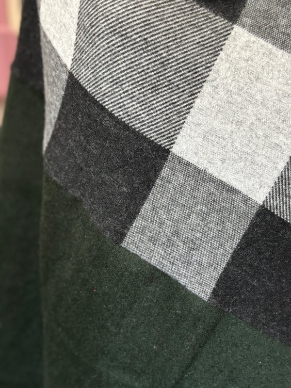 Evergreen Plaid - Mix Match Poncho
