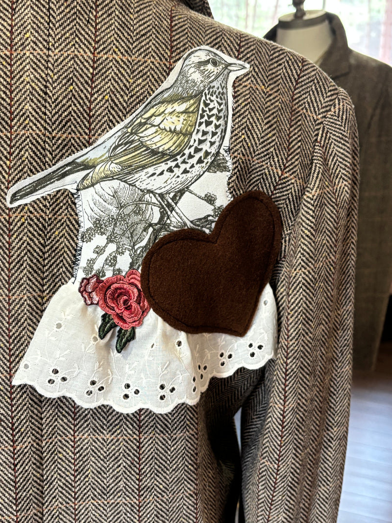 Brown Tweed Blazer - Reimagined Collection & Heartfelt Collection