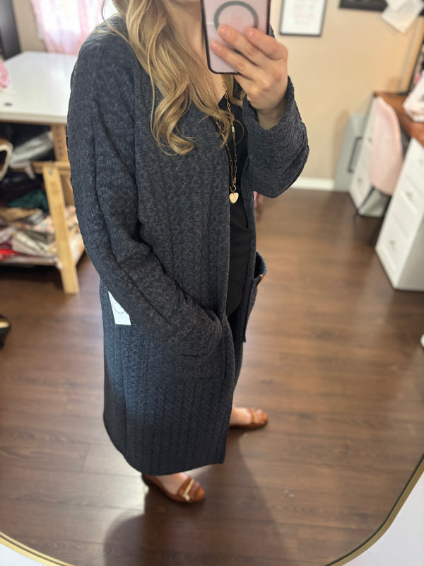 Blue - DUSTER Cardigan