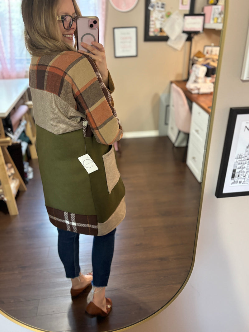 Fall Forest - Patchwork Cardigan