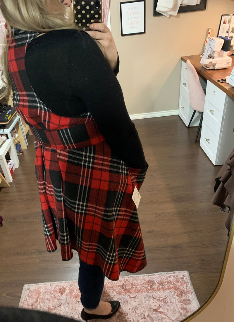 Christmas Plaid- Downtown Vest