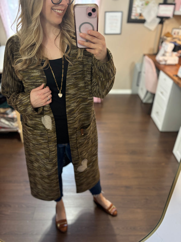 Forest - DUSTER Cardigan - Heartfelt Collection