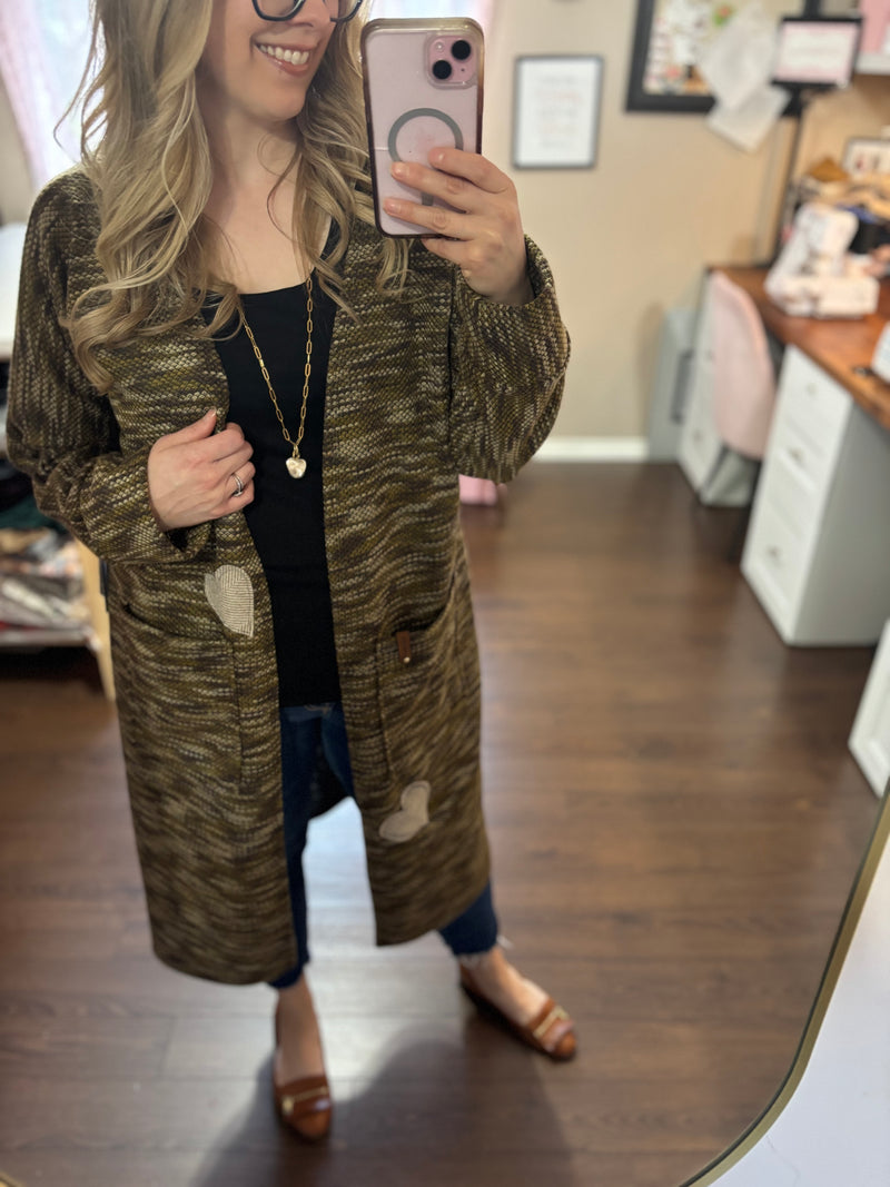 Forest - DUSTER Cardigan - Heartfelt Collection