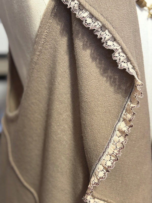 Knit Vest with Lace Detailing - Reimagined Collection & Heartfelt Collection