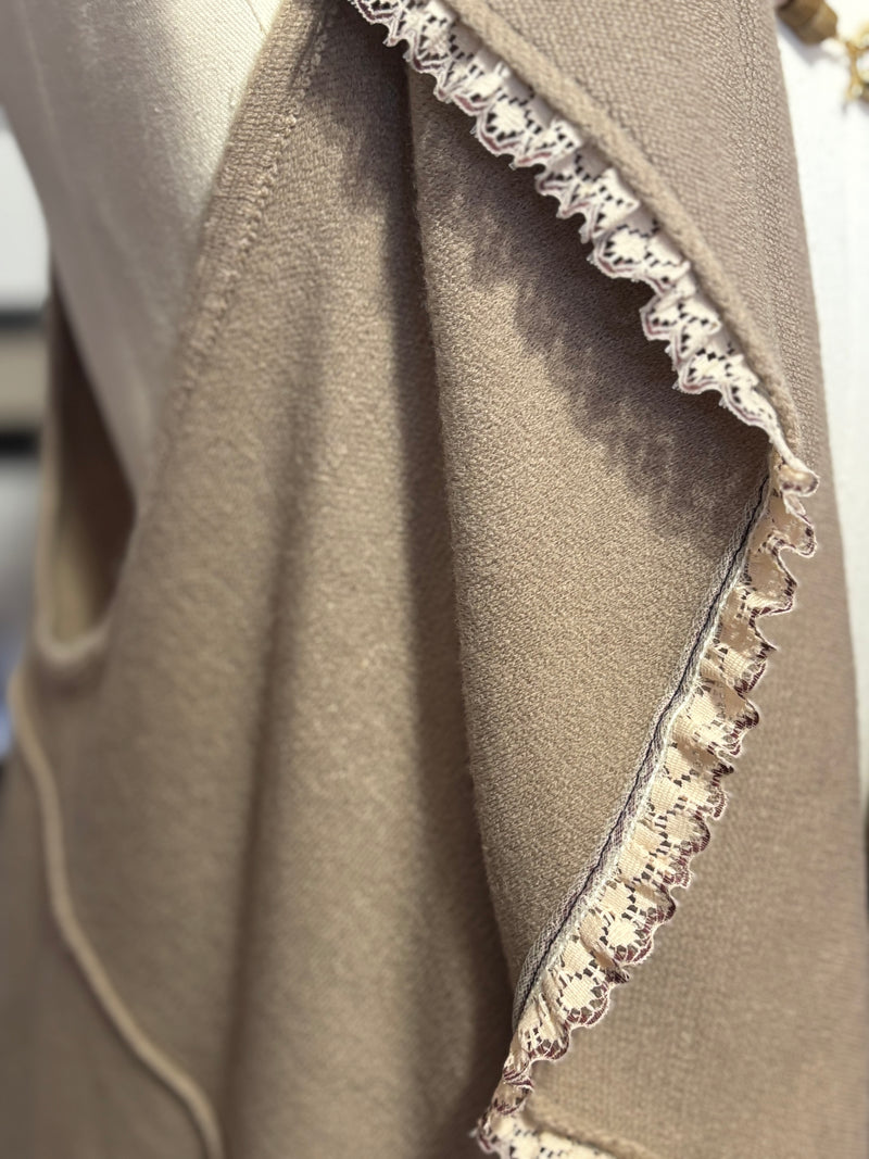 Knit Vest with Lace Detailing - Reimagined Collection & Heartfelt Collection