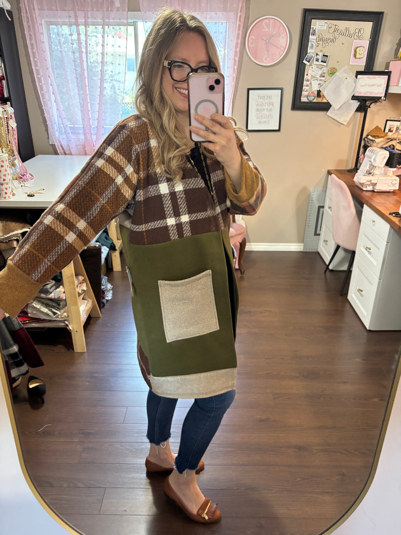 Fall Forest - Patchwork Cardigan