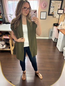 Cotton Kimono – Olive