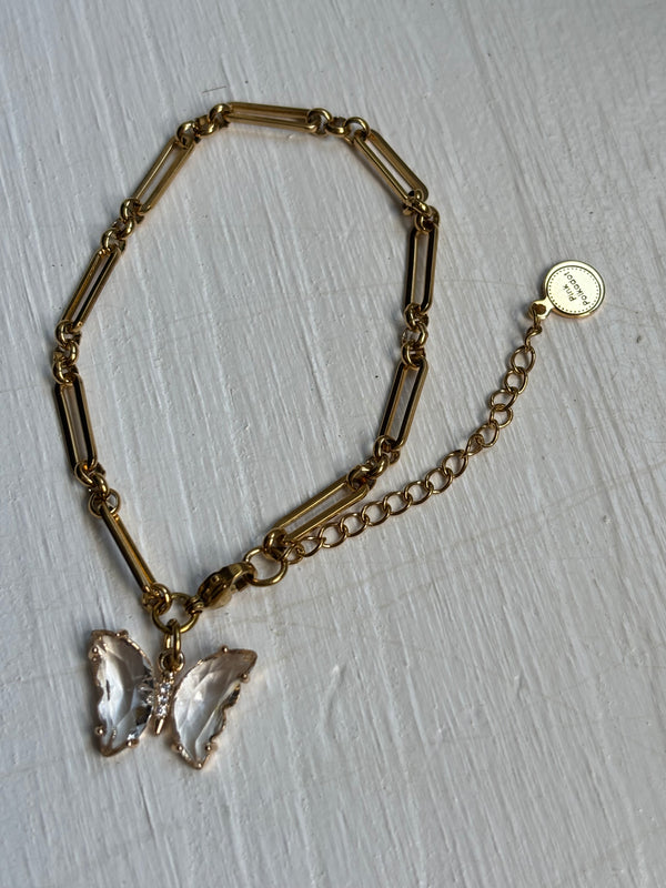 Crystal Clear Flutter - Bracelet
