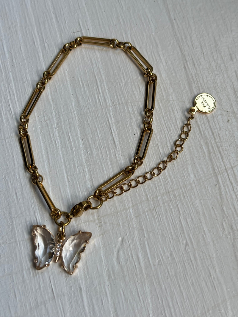 Crystal Clear Flutter - Bracelet