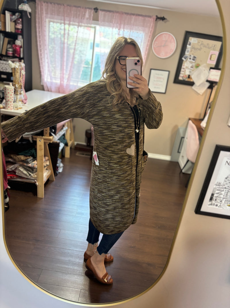 Forest - DUSTER Cardigan - Heartfelt Collection