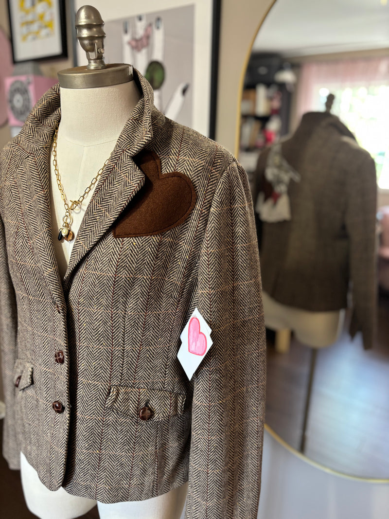 Brown Tweed Blazer - Reimagined Collection & Heartfelt Collection