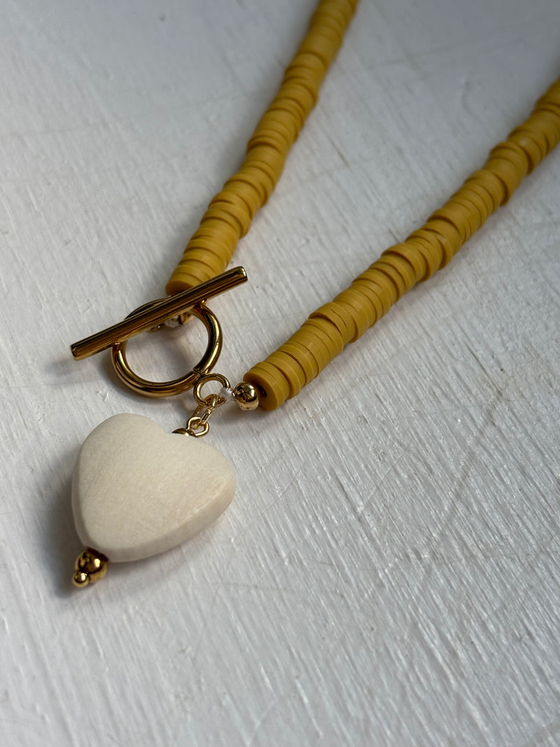 Harvest Sun - Fancy Necklace - Heartfelt Collection